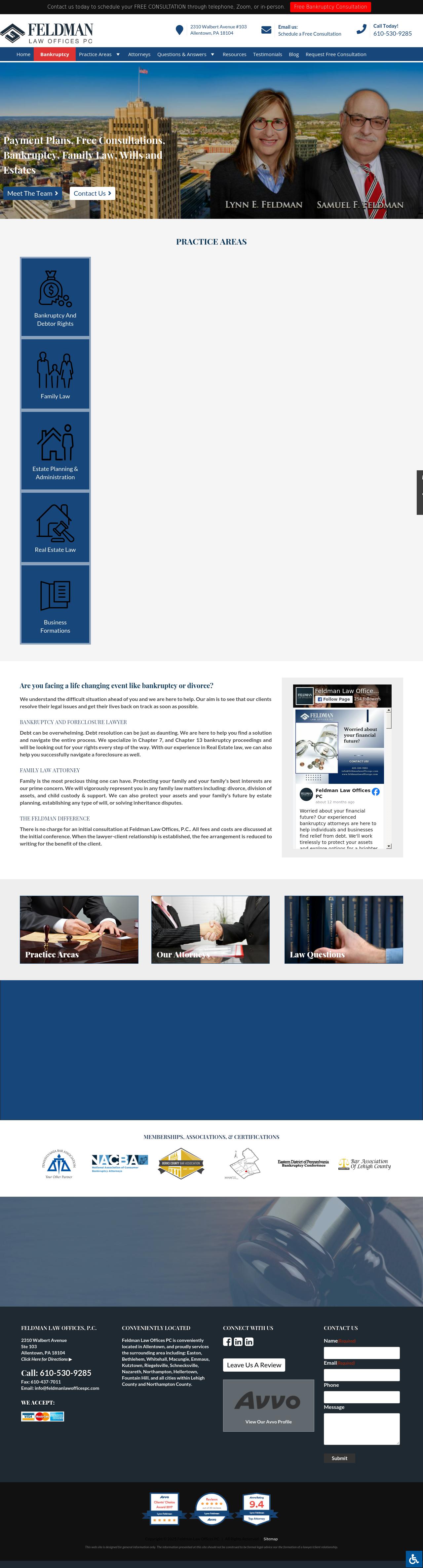 Feldman Law Offices PC - Allentown PA Lawyers