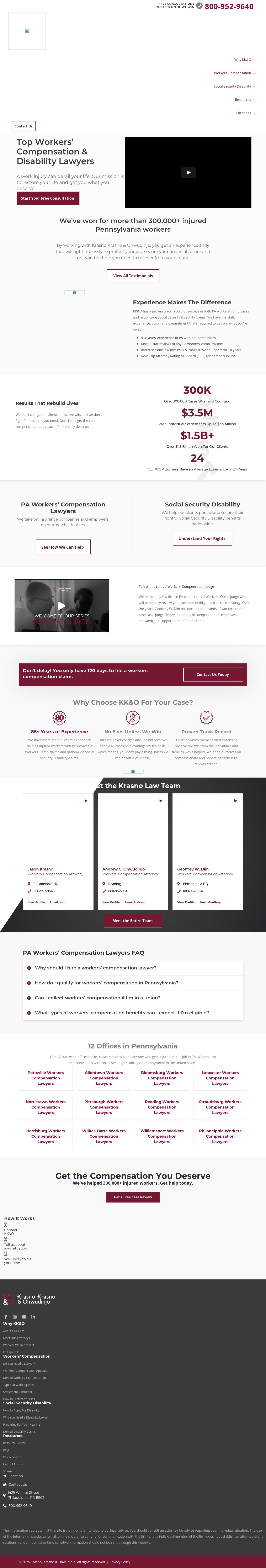 Krasno, Krasno & Onwudinjo - Williamsport  PA Lawyers
