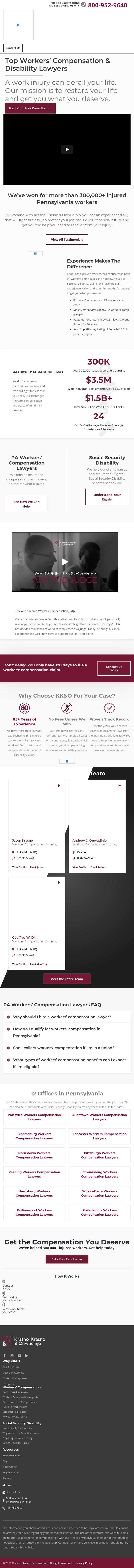 Krasno, Krasno & Onwudinjo - Williamsport  PA Lawyers